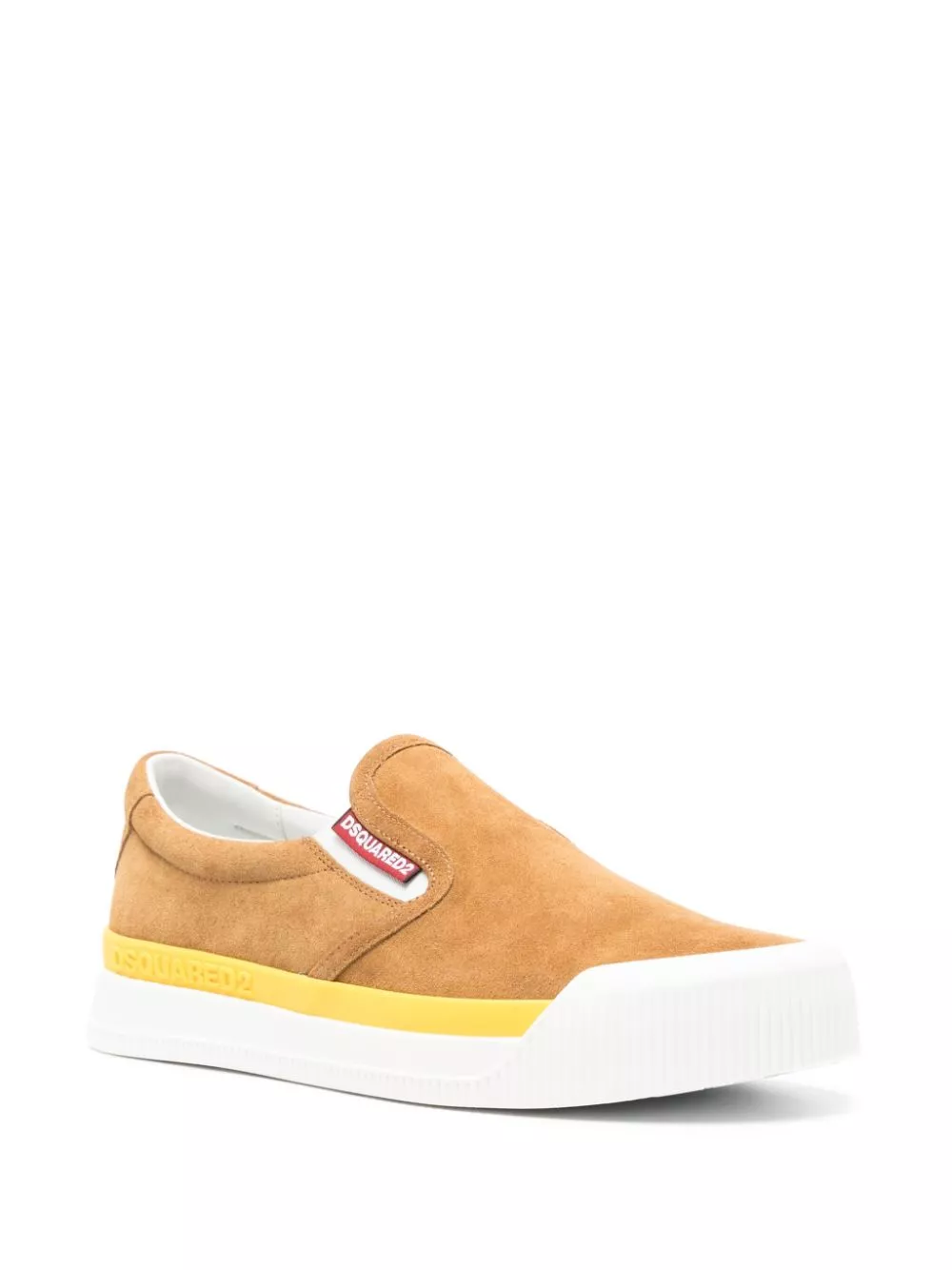 Affordable DSQUARED2 logo-raised slip-on sneakers Men 0123