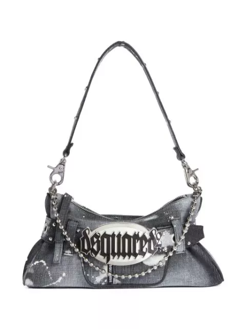 Cheap DSQUARED2 Gothic denim shoulder bag Women 0129