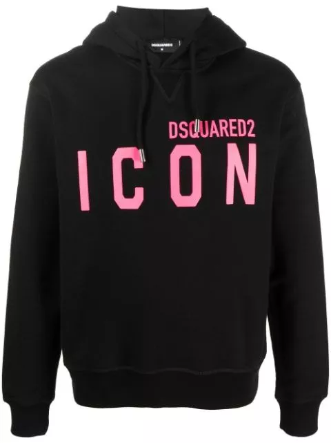 DSQUARED2 Icon logo-print hoodie Men 0115