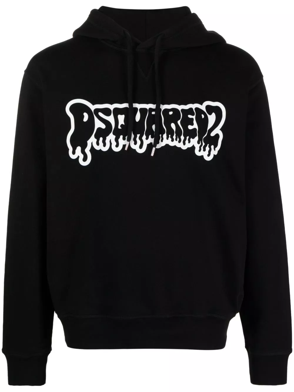 Cheap DSQUARED2 logo-print cotton hoodie Men 0115