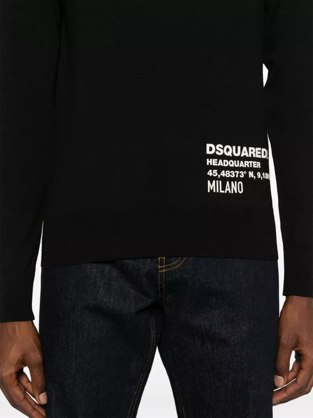 Disqued DSQUARED2 Ceresio 9 logo-applique jumper Men 0115