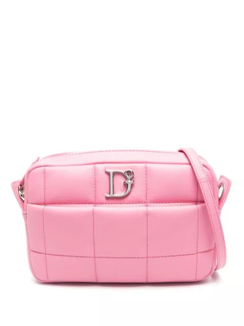 Cheap DSQUARED2 D2 Statement leather crossbody bag Women 0129