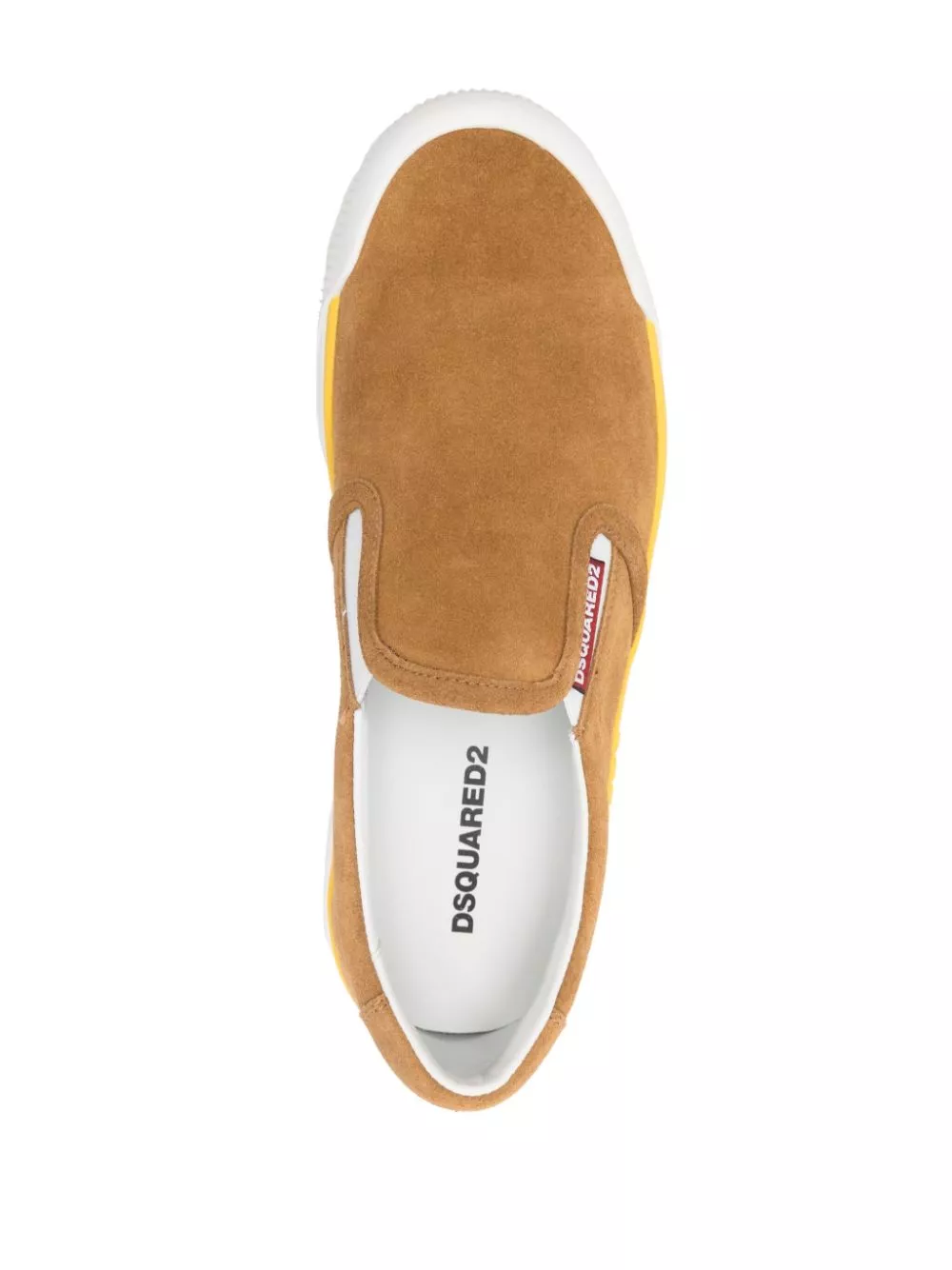 Affordable DSQUARED2 logo-raised slip-on sneakers Men 0123