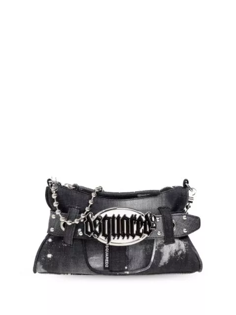 DSQUARED2 Gothic logo-plaque shoulder bag Women 0113