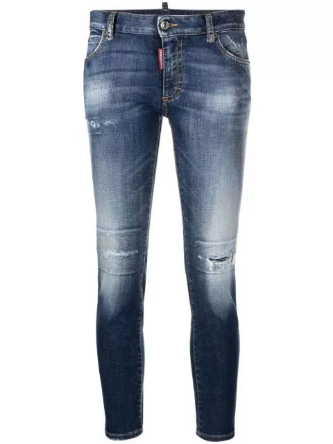 Disqued DSQUARED2 low-rise skinny-leg cropped jeans Women 0131