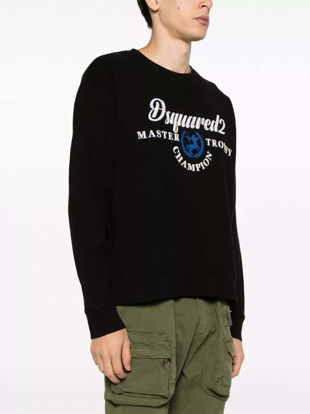 Disqued DSQUARED2 logo-print cotton sweatshirt Men 0115