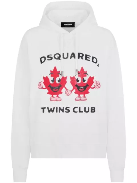 Disqued DSQUARED2 graphic-print jersey hoodie Women 0119