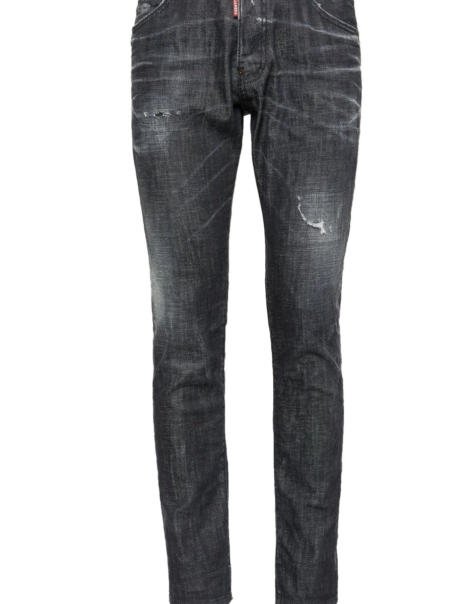 Disqued Men DSQUARED2 slim-fit cropped jeans 0214