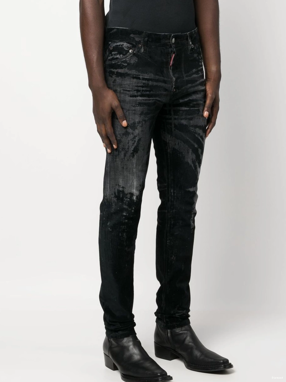 Affordable Men distressed skinny mid-rise DSQUARED2 jeans 0217