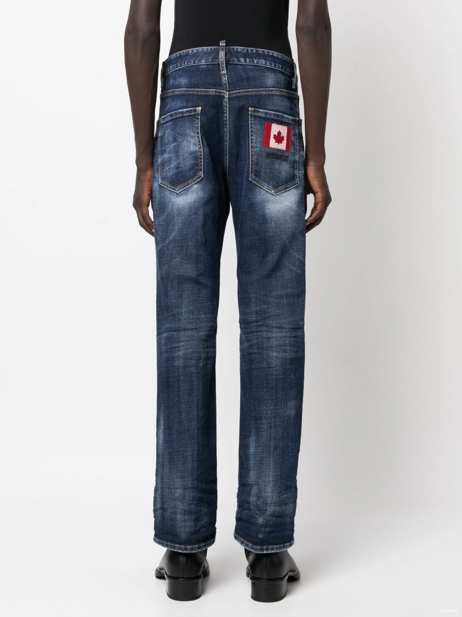 Disqued low-rise jeans DSQUARED2 straight-leg Men 0215