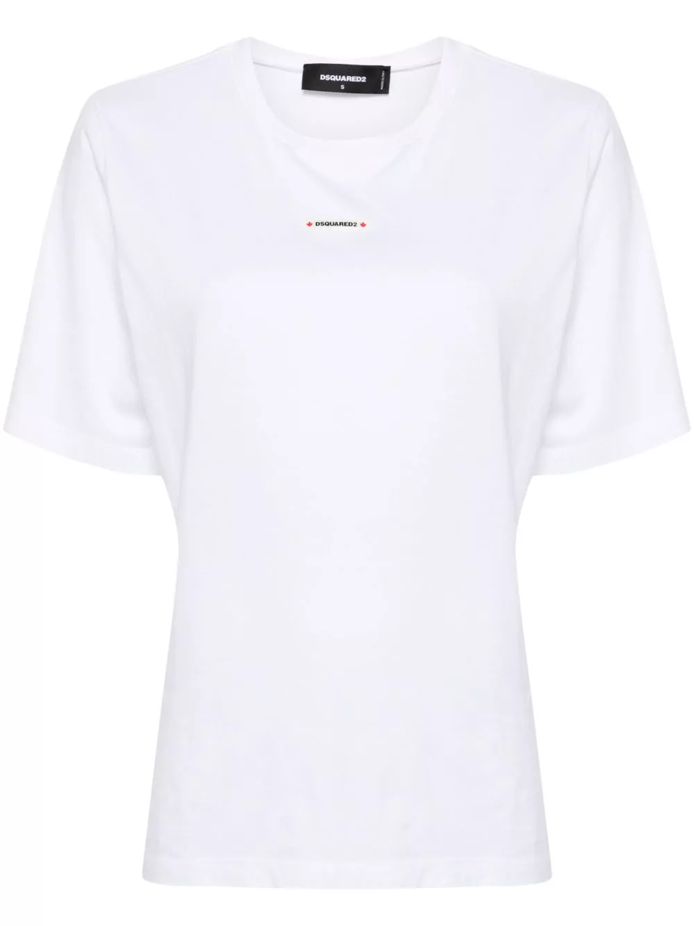 Cheap DSQUARED2 logo-applique cotton T-shirt Women 0201