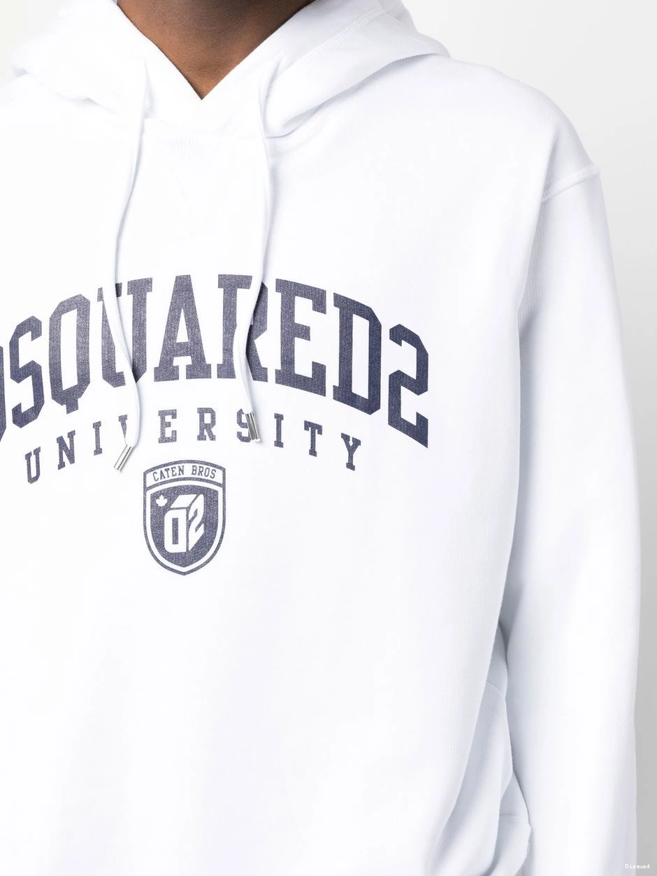 Affordable drawstring University Men DSQUARED2 hoodie print 0217