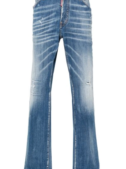 Disqued straight-leg jeans Men mid-rise DSQUARED2 0214