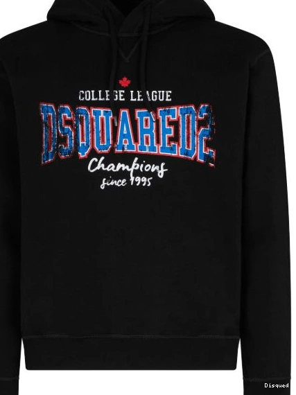 Cheap Men logo-print cotton hoodie DSQUARED2 0222