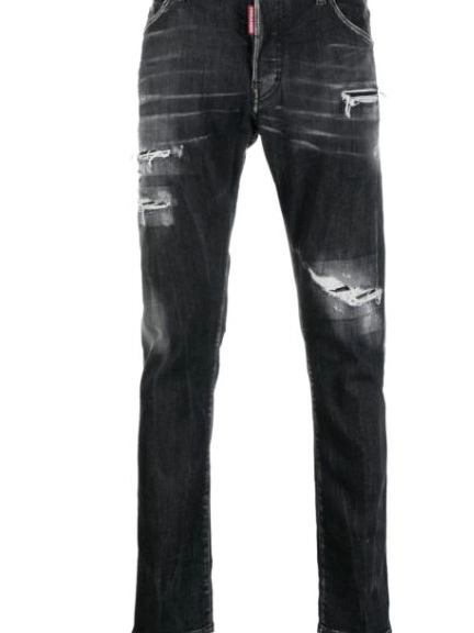 Cheap skinny jeans DSQUARED2 Men ripped-detail 0218