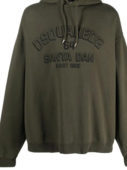 Affordable DSQUARED2 hoodie Men cotton logo-embossed 0215