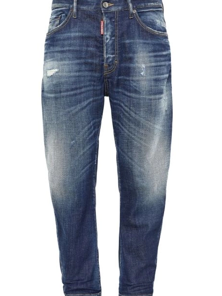 Disqued Men straight-leg jeans mid-rise DSQUARED2 0208