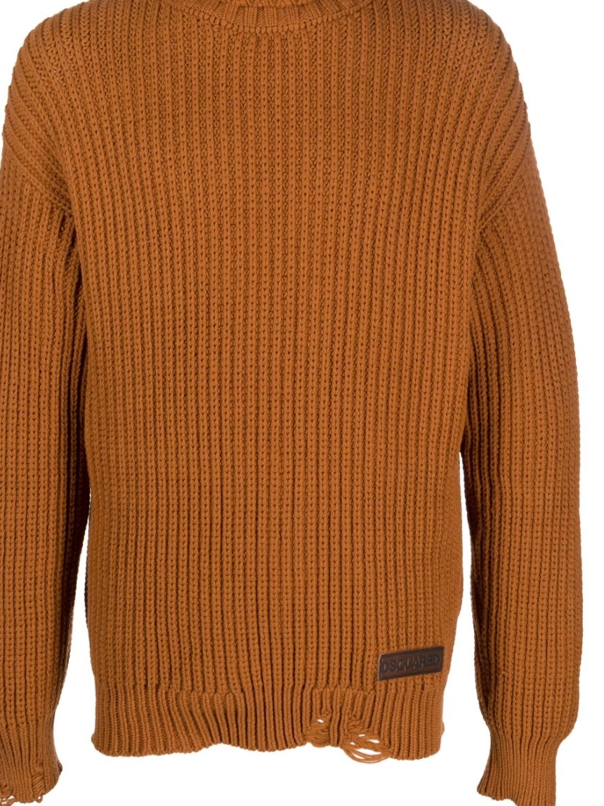 Cheap double-collar DSQUARED2 Men jumper ribbed 0217