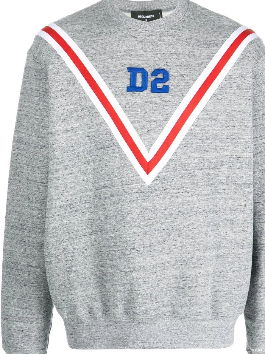 Disqued DSQUARED2 logo-embroidered cotton sweatshirt Men 0221