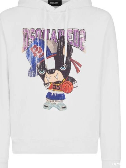 Disqued DSQUARED2 hoodie cotton graphic-print Men 0213