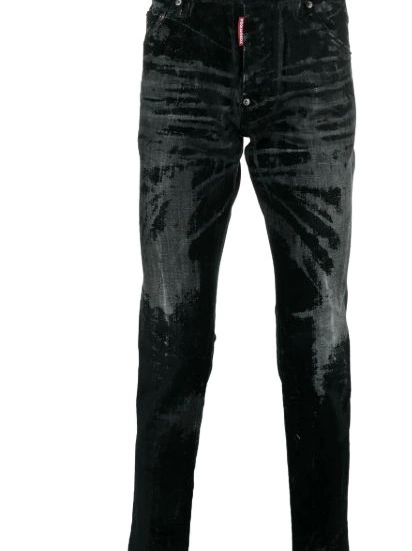 Affordable Men distressed skinny mid-rise DSQUARED2 jeans 0217