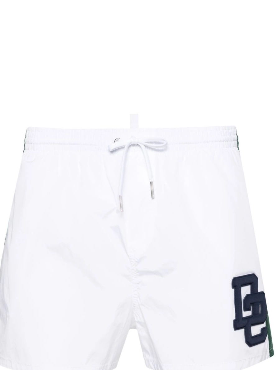 Affordable Men logo-patch shorts DSQUARED2 swim drawstring 0215