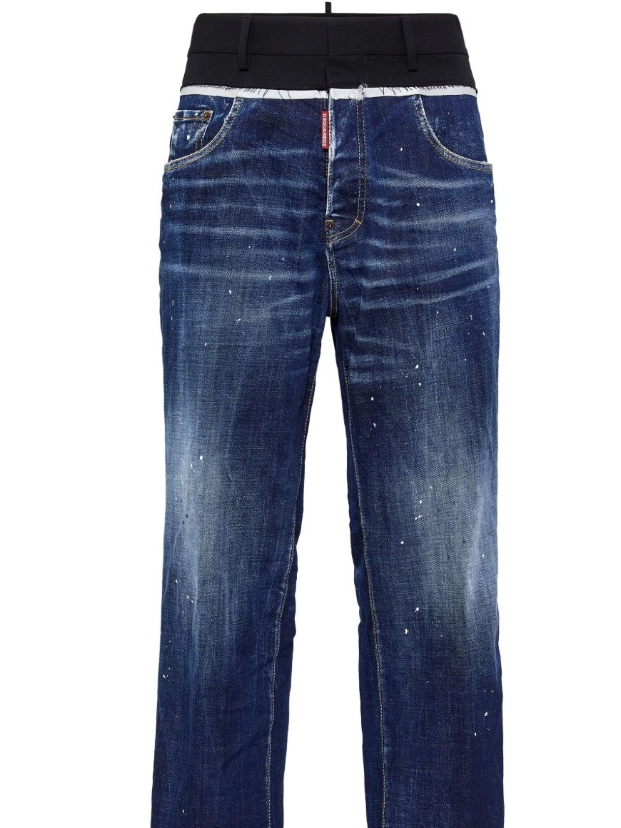 Affordable straight-leg Men DSQUARED2 mid-rise jeans 0217