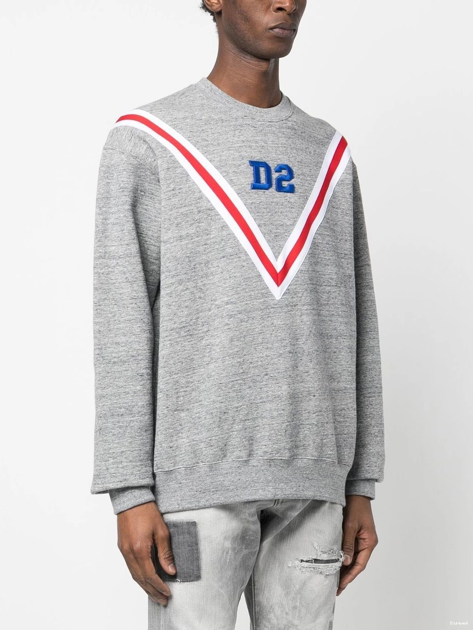 Disqued DSQUARED2 logo-embroidered cotton sweatshirt Men 0221