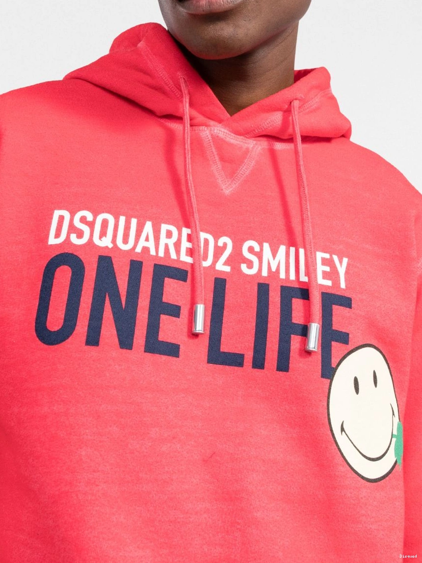 Disqued DSQUARED2 Men hoodie logo-print cotton 0216