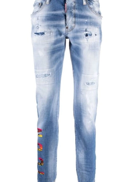 Affordable printed Men slim-cut DSQUARED2 jeans Icon 0216