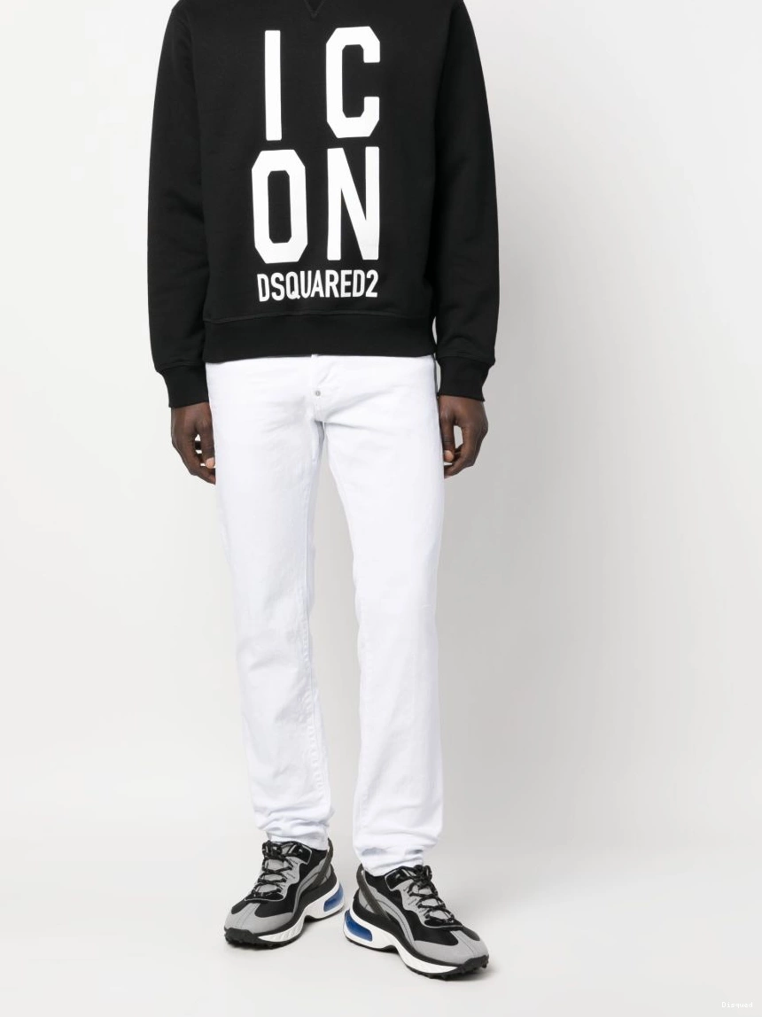 Cheap Men DSQUARED2 Icon logo-print sweatshirt cotton 0216