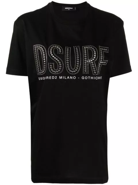 Cheap DSQUARED2 logo-print short-sleeved T-shirt Women 0203