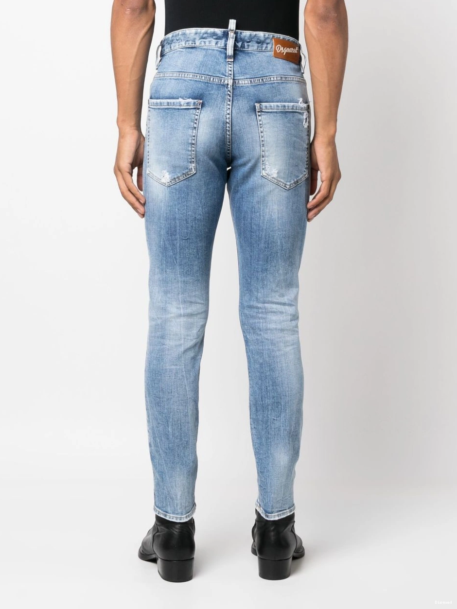 Disqued jeans skinny logo-patch DSQUARED2 mid-rise Men 0218