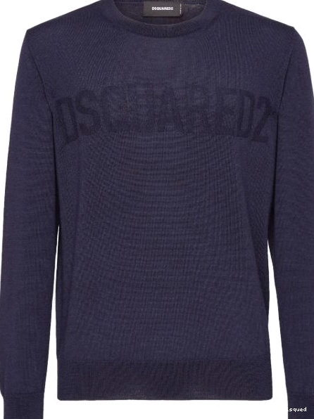 Cheap crew-neck Men DSQUARED2 logo-print jumper 0213