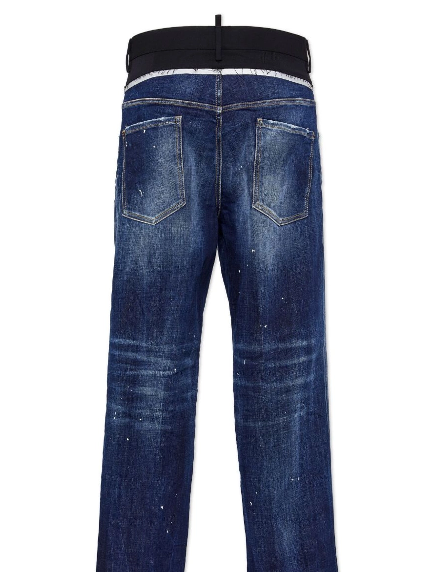 Affordable straight-leg Men DSQUARED2 mid-rise jeans 0217