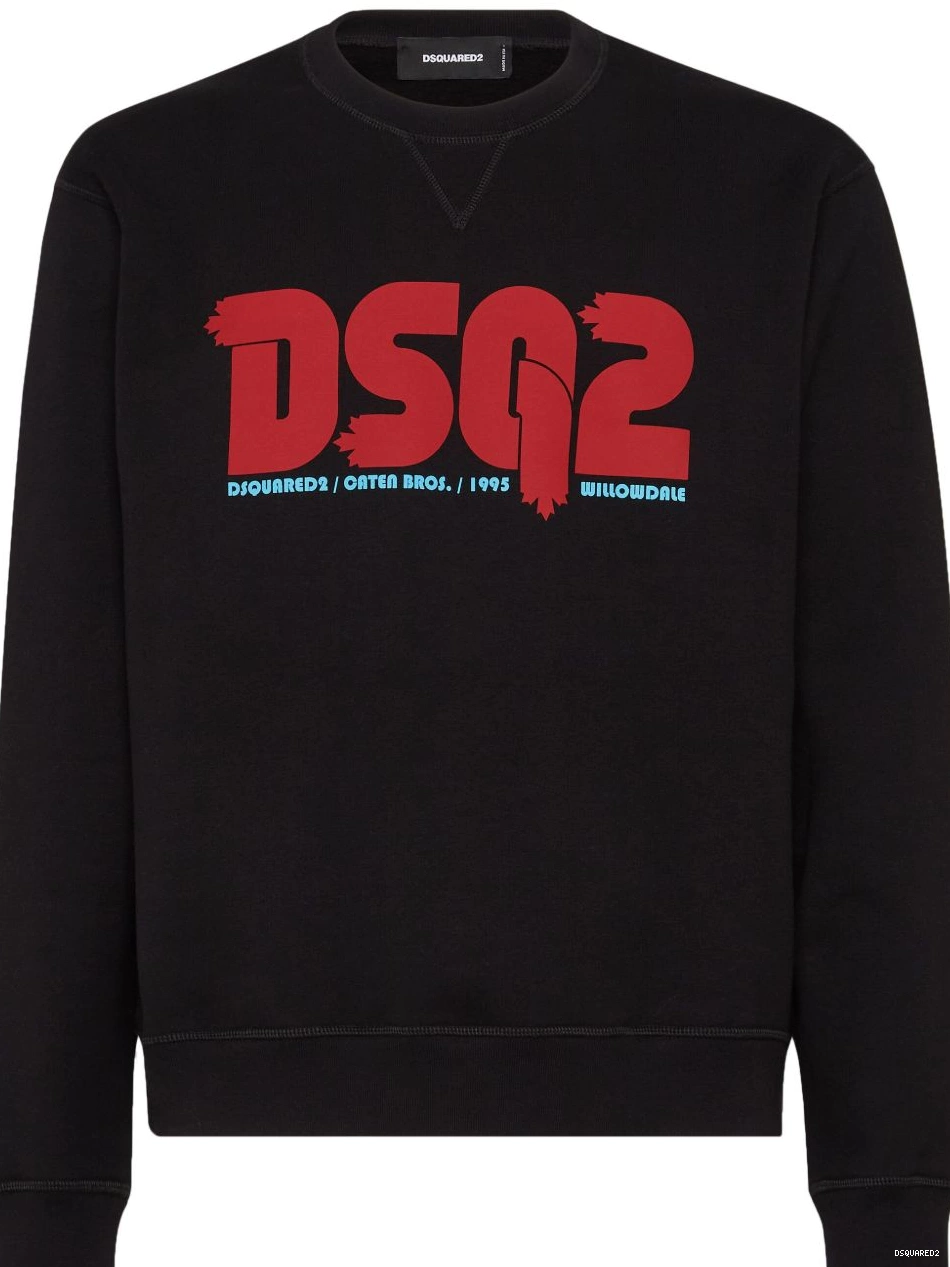 Cheap Men cotton sweatshirt logo-print DSQUARED2 0216