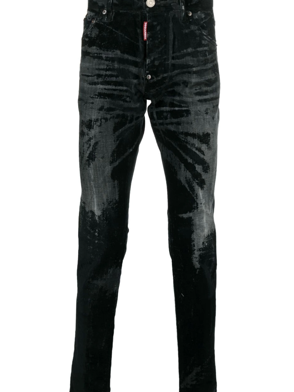 Affordable Men distressed skinny mid-rise DSQUARED2 jeans 0217