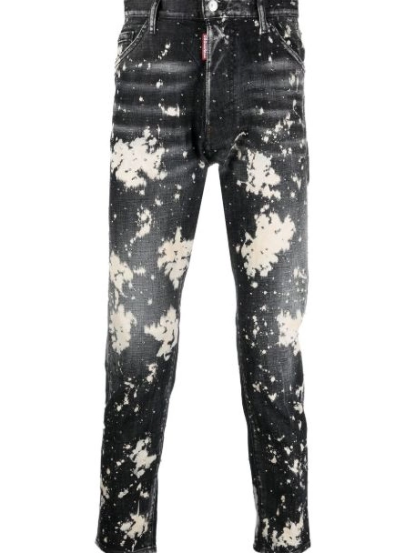 Affordable denim DSQUARED2 jeans Men splatter-print paint 0210