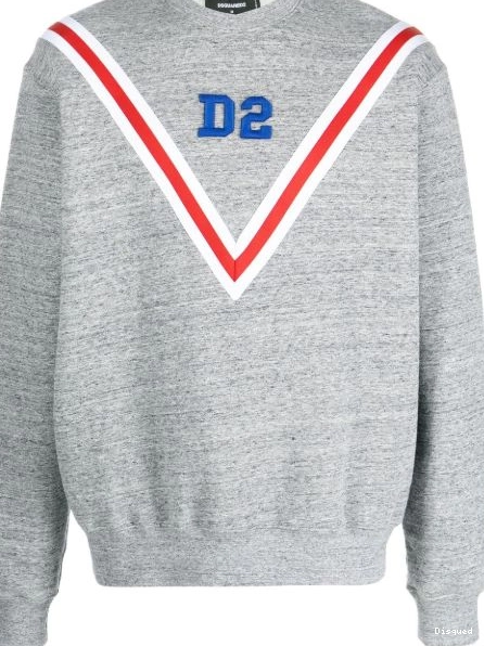 Disqued DSQUARED2 logo-embroidered cotton sweatshirt Men 0221