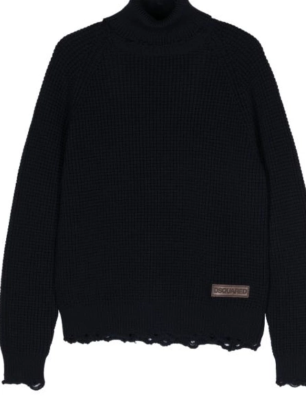 Disqued Men wool DSQUARED2 roll-neck jumper 0211