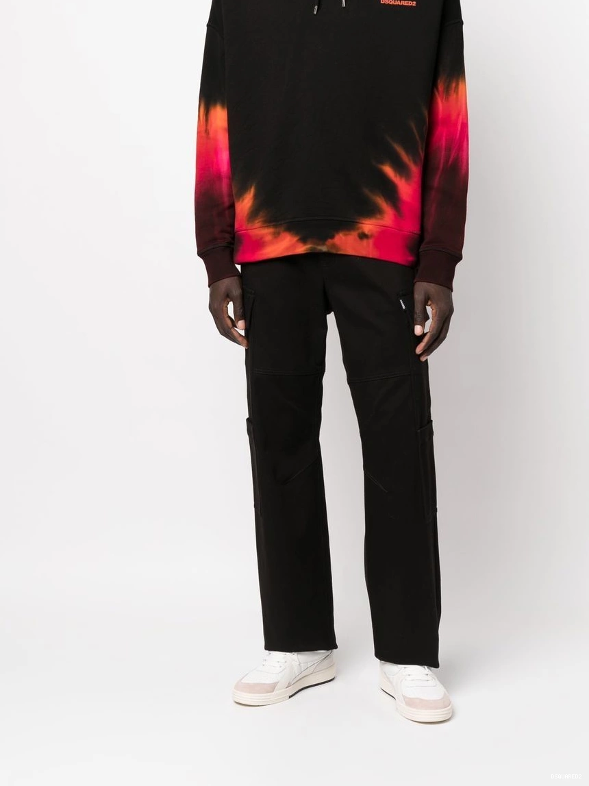 Affordable tie-dye DSQUARED2 hoodie Men long-sleeve 0210