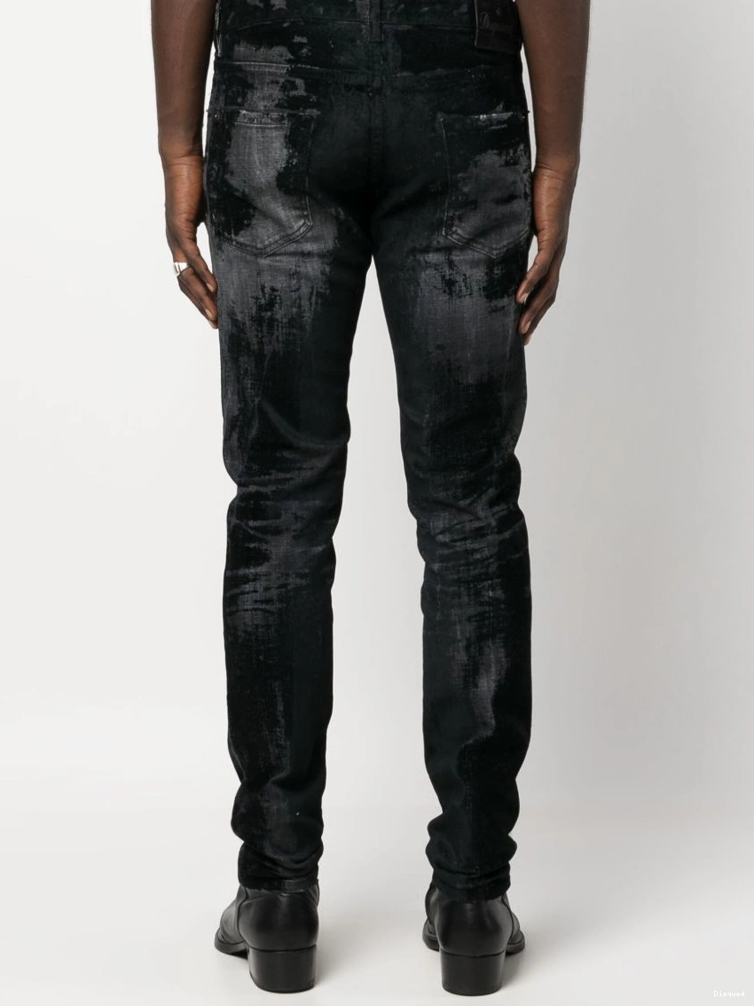 Affordable Men distressed skinny mid-rise DSQUARED2 jeans 0217