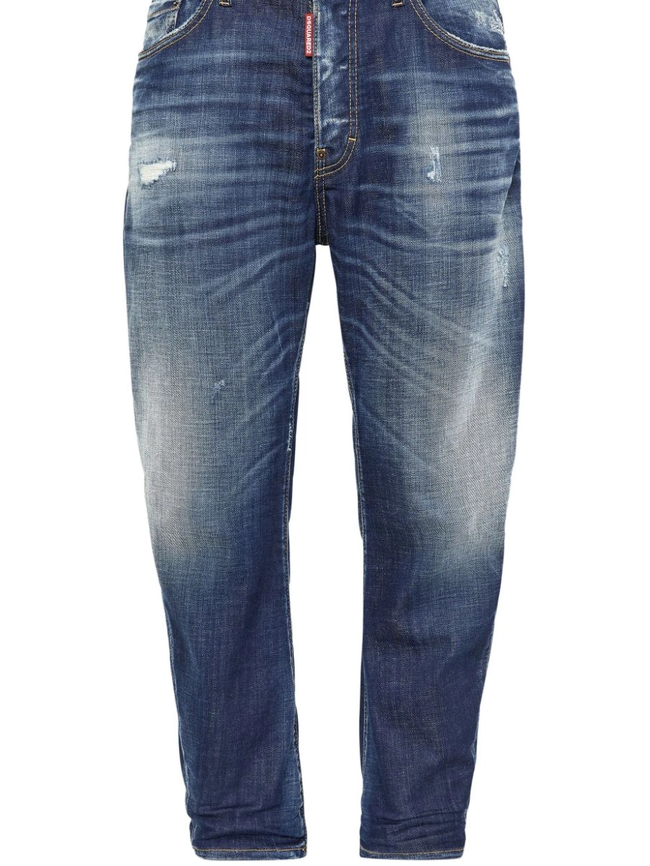 Disqued Men straight-leg jeans mid-rise DSQUARED2 0208