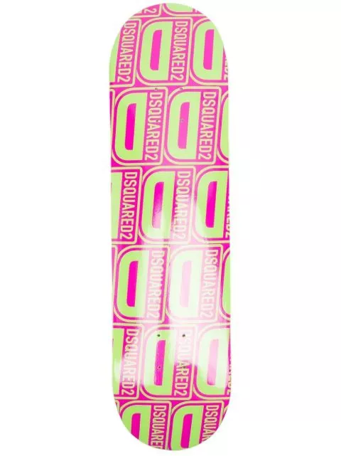 Cheap DSQUARED2 logo-print skateboard deck Men 0206