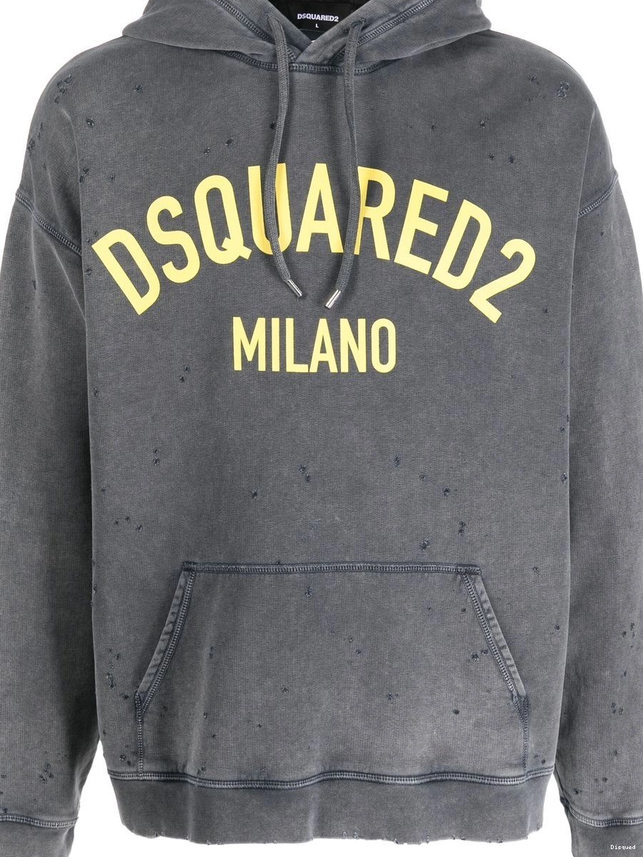 Disqued pullover hoodie DSQUARED2 logo-print Men 0220