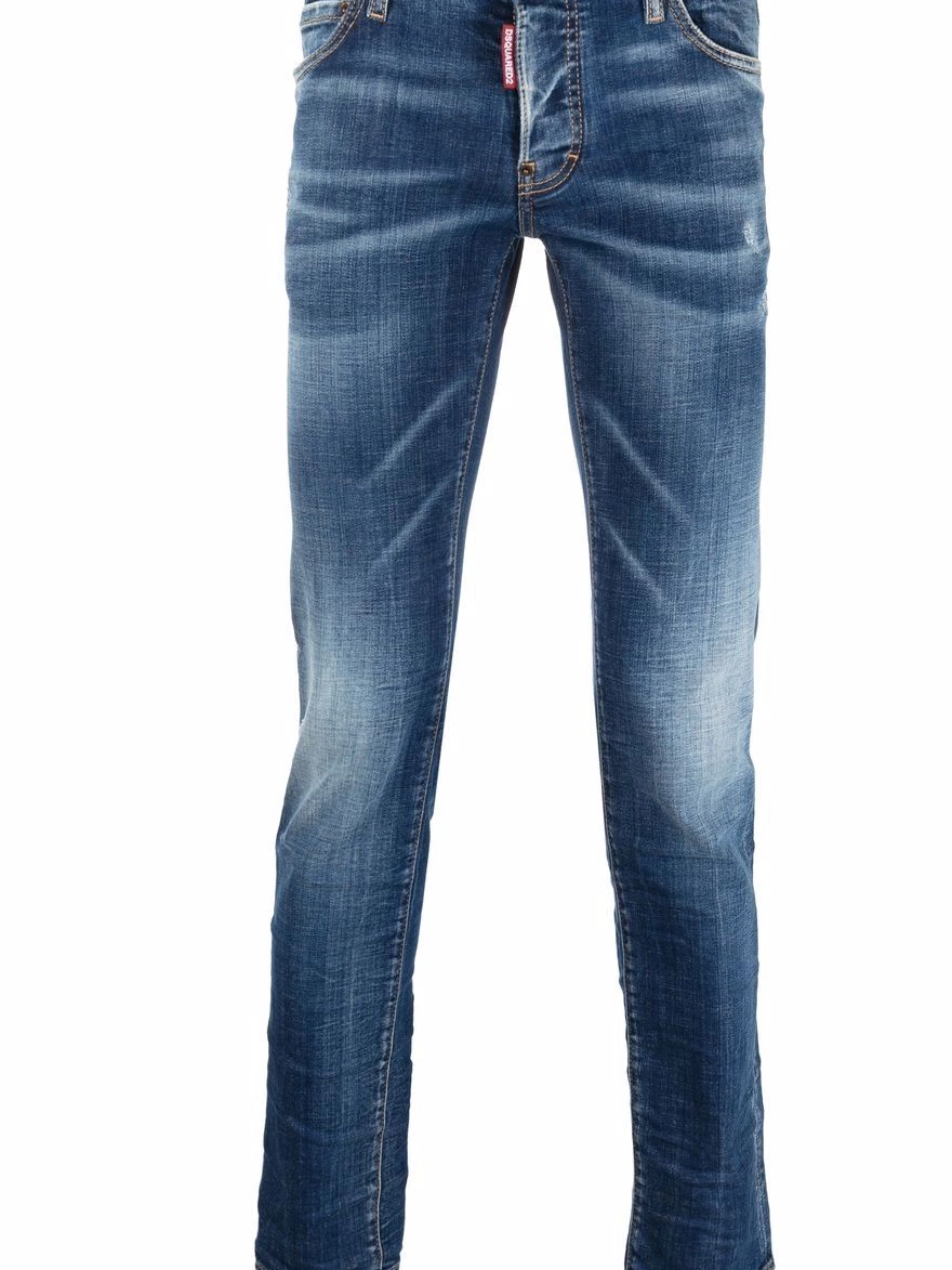 Affordable stonewashed skinny DSQUARED2 Men jeans 0213