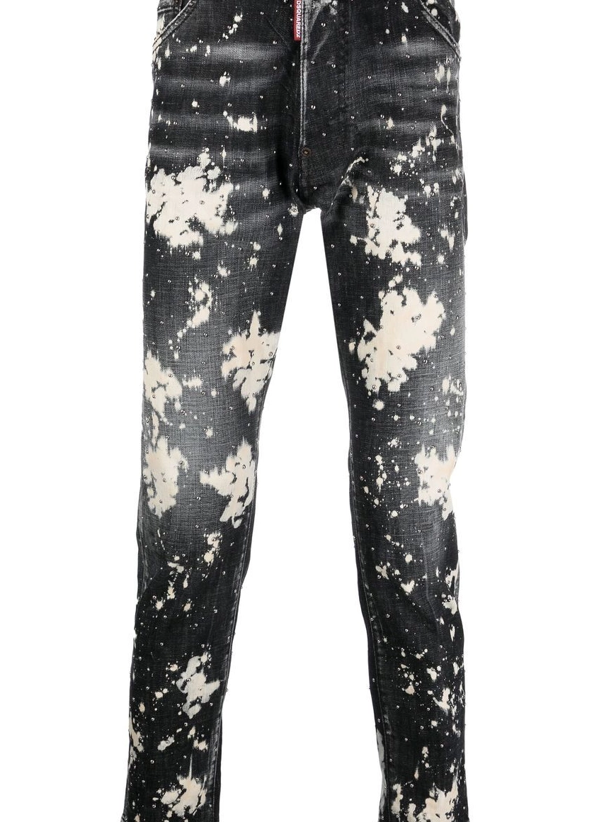 Affordable denim DSQUARED2 jeans Men splatter-print paint 0210