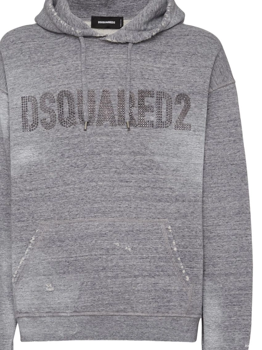 Affordable logo-embellished DSQUARED2 Men hoodie 0218