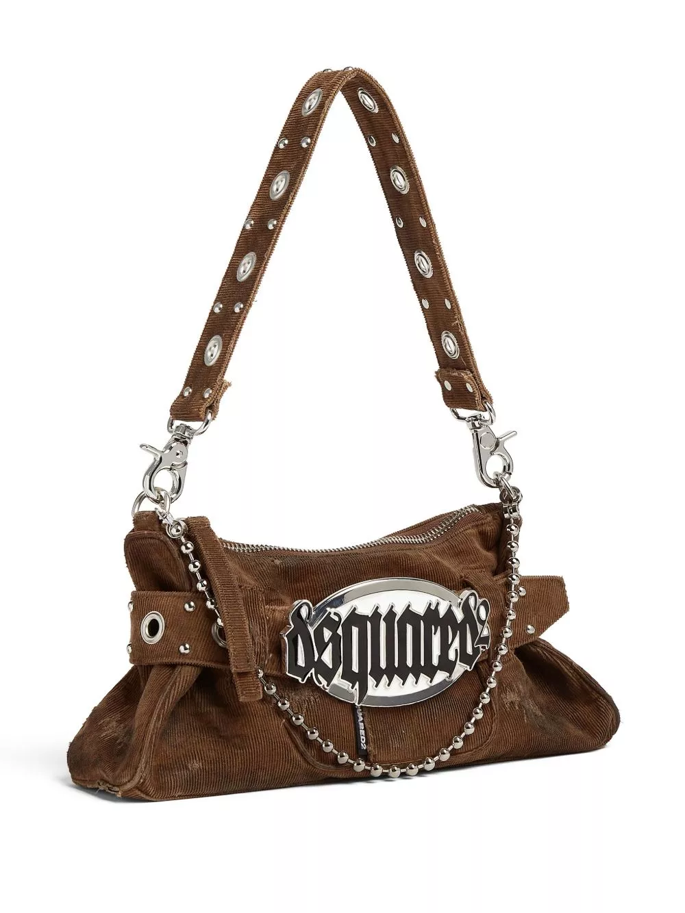 Affordable DSQUARED2 Gothic corduroy shoulder bag Women 0206