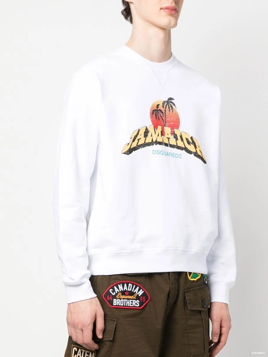 Cheap DSQUARED2 sweatshirt cotton graphic-print Men 0212